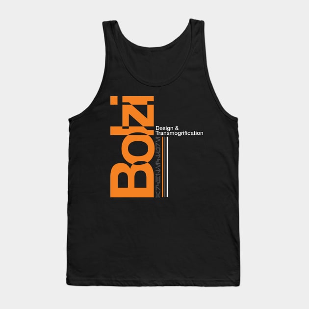 Bolzi Design & Transmogrification Tank Top by MindsparkCreative